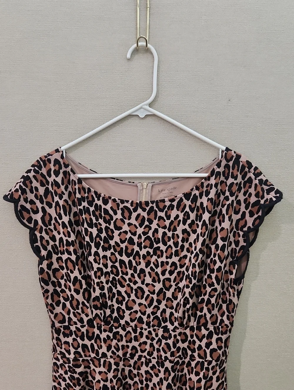 Kate Spade Spotted Leopard Print Fiorella Dress Size XL